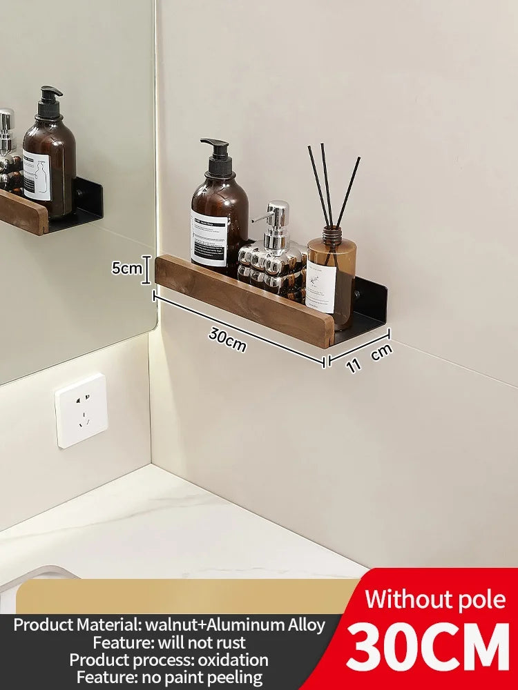Wooden Wall Mounted Shelf – Bathroom, Kitchen & Living Room