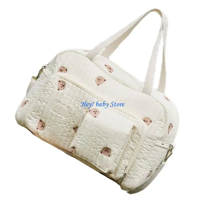 Embroidery Maternity Diaper Bag | Shoulder, Tote & Crossbody