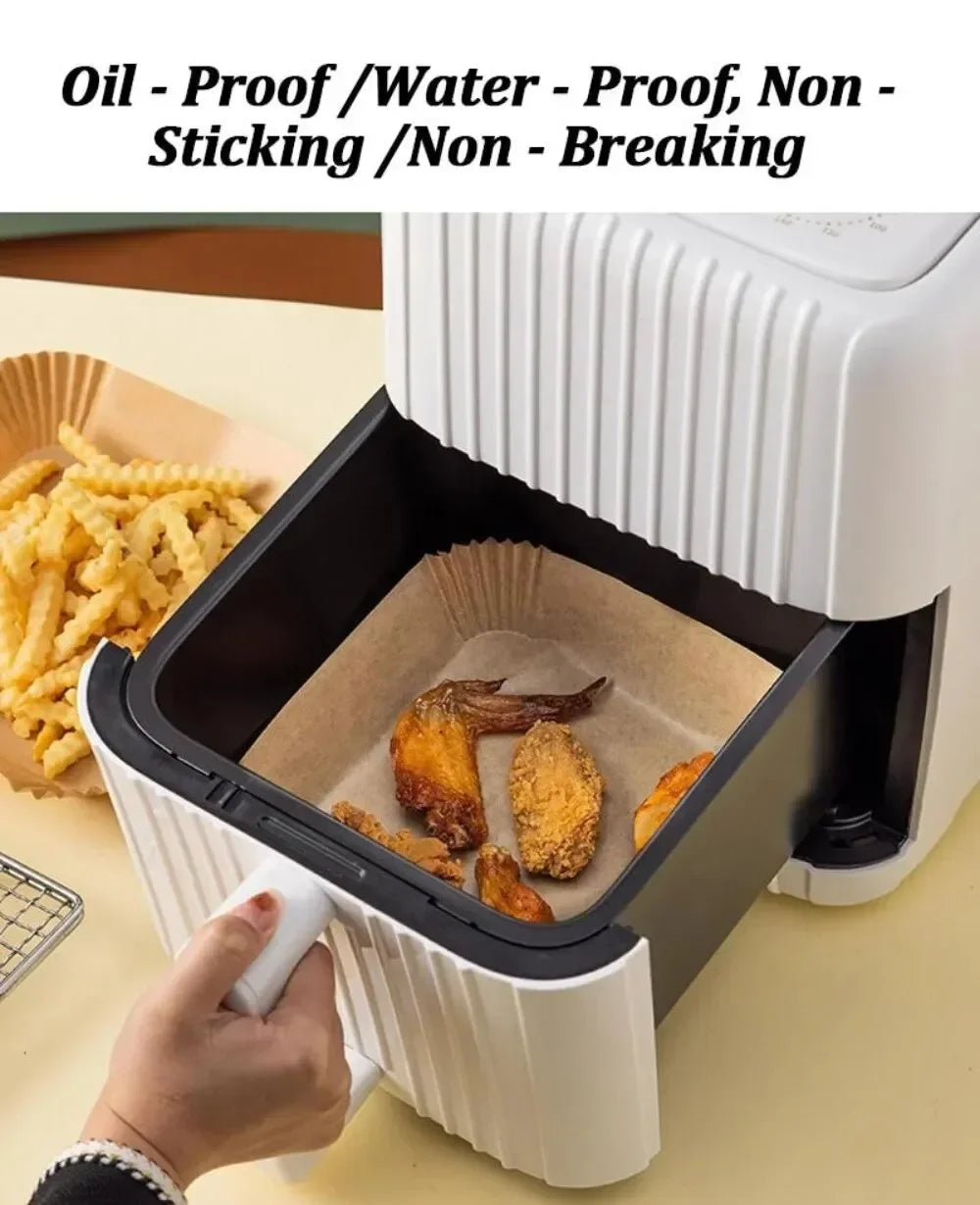 Baking Supplies Air Fryer Paper Liner Kitchens Accessories Large For Kitchen Accessory Non-stick Baking Mat Disposable Peaceful Pleasures Health and Wellness