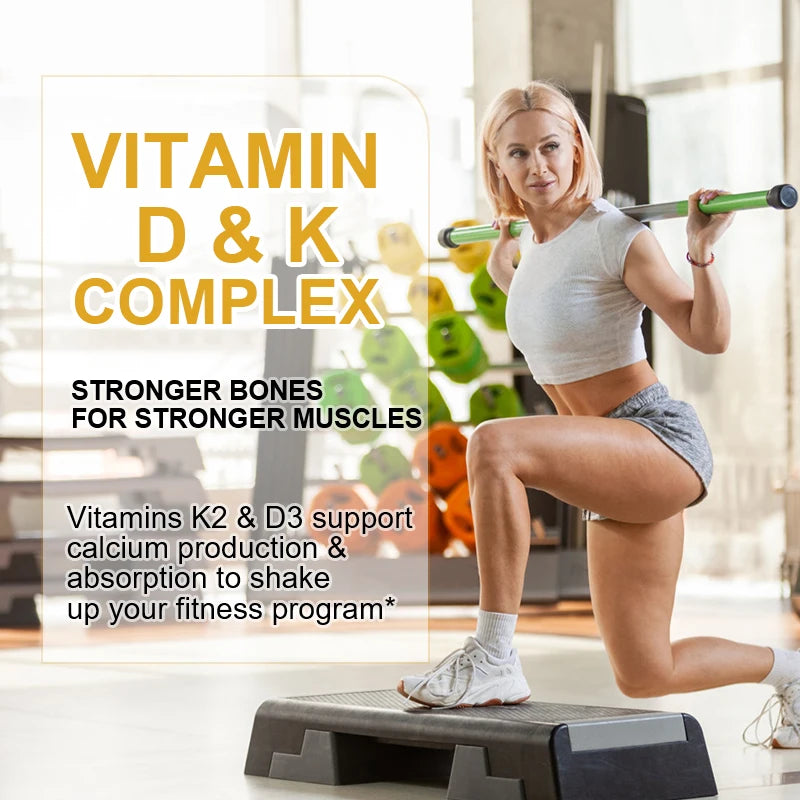 Vitamin D3 K2 Capsules – Bone, Heart & Immune Support Peaceful Pleasures Health and Wellness