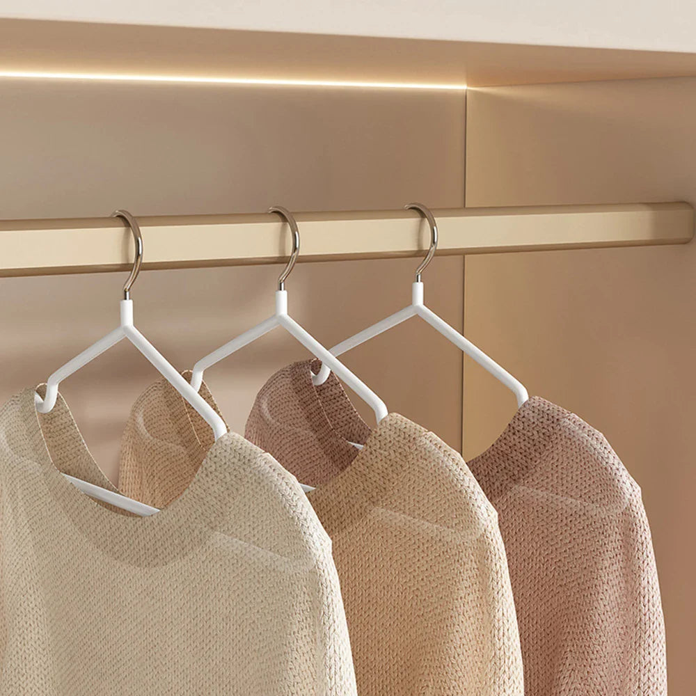 Non-Slip Stainless Steel Clothes Hangers | Space-Saving
