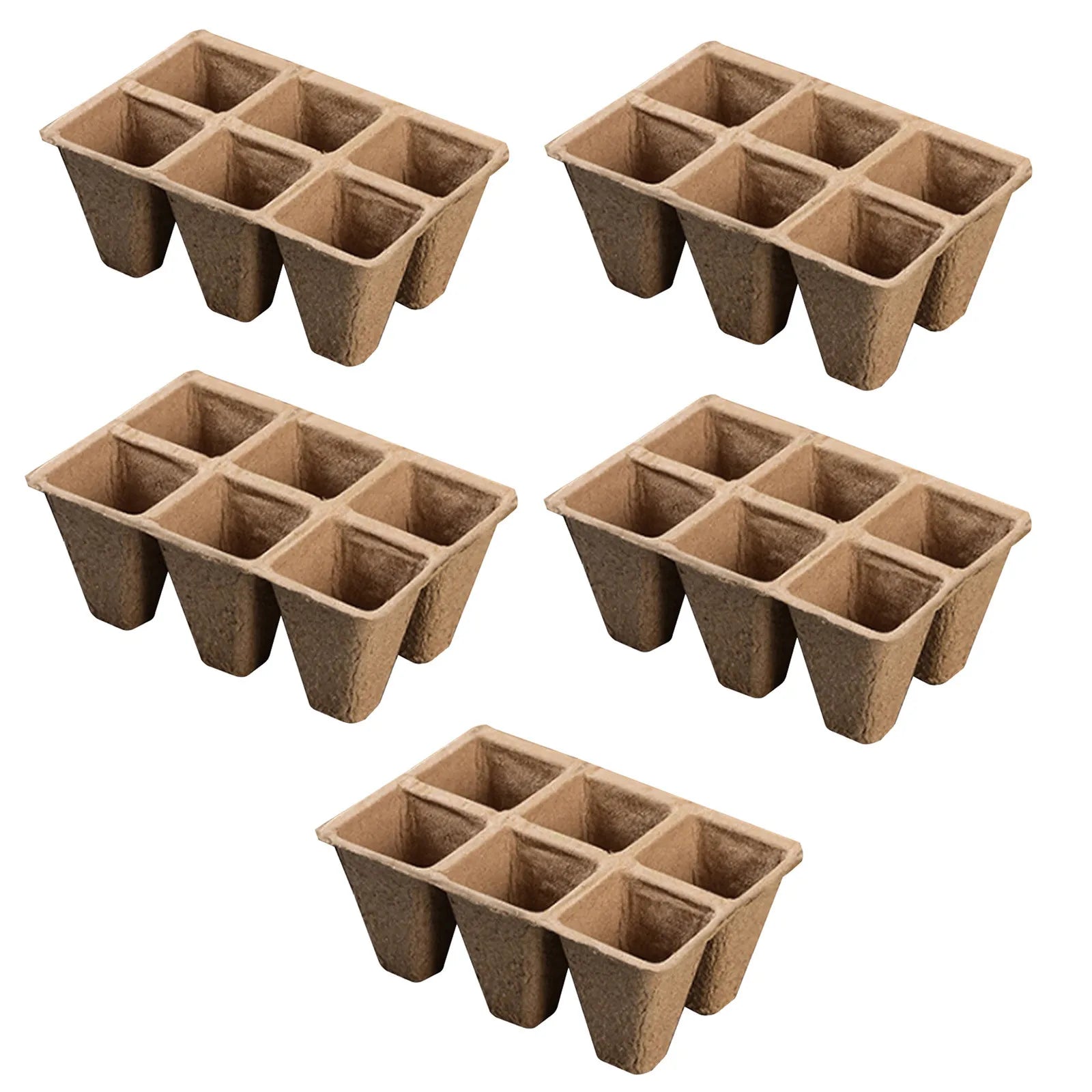 10/20Pcs Biodegradable Seed Starter Peat Pots Seed Growing Tray Planting Seed Tray Kit for Garden Grow Box Supplies Nursery Cup Peaceful Pleasures Health and Wellness
