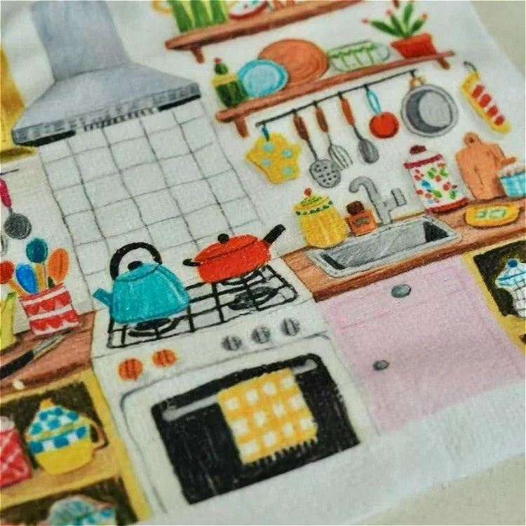 20PCS Disposable Tearable Cleaning Towel RollMultipurpose Lazy CleaningCloths Kitchen DishWipes Wet DryUse for Home Cleaning Peaceful Pleasures Health and Wellness