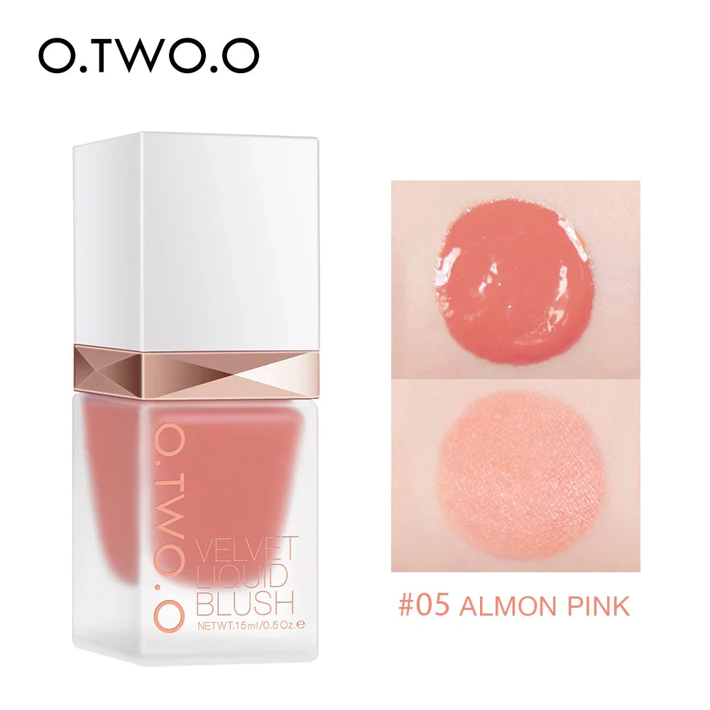 O.TWO.O Liquid Blush 4 Shades – High Pigment, Long-Lasting