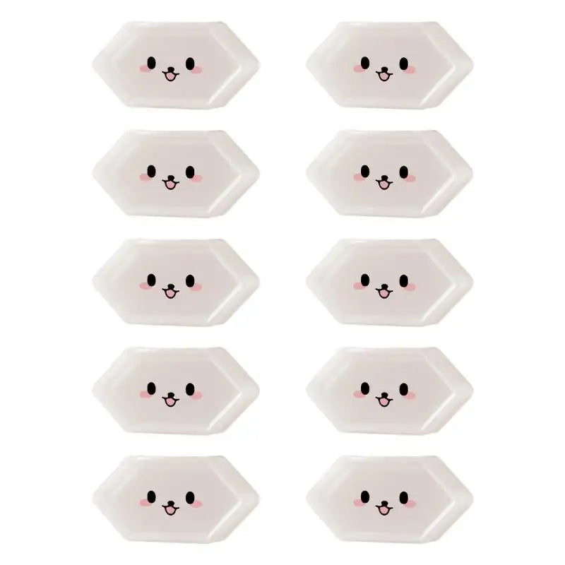 10-Pack Childproof Outlet Cover Plugs | 2-Hole Socket Safety
