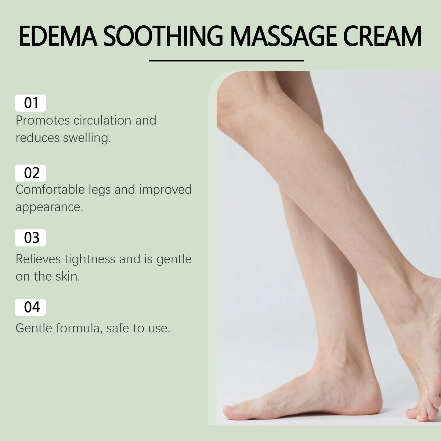 Varicose Vein & Leg Edema Relief Cream | Swelling & Circulation Leg Relief Cream Peaceful Pleasures Health and Wellness