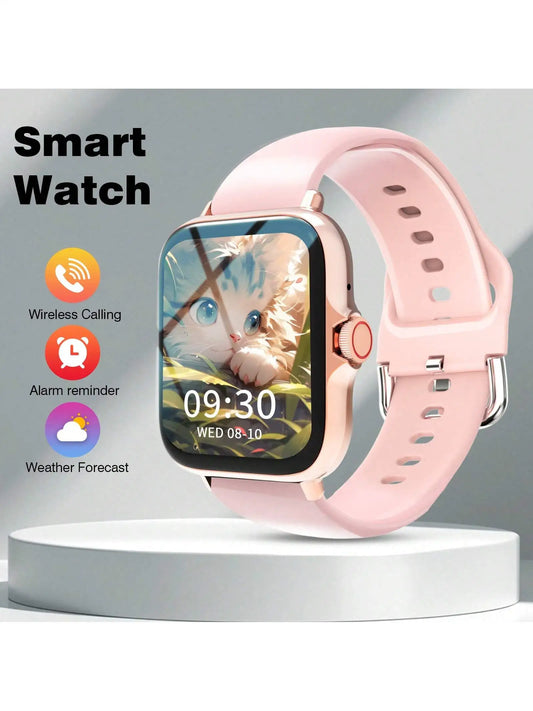 LOMAXFR 1.68" Unisex Smart Watch – Calls, Fitness & Music Smart Watch Peaceful Pleasures Health and Wellness