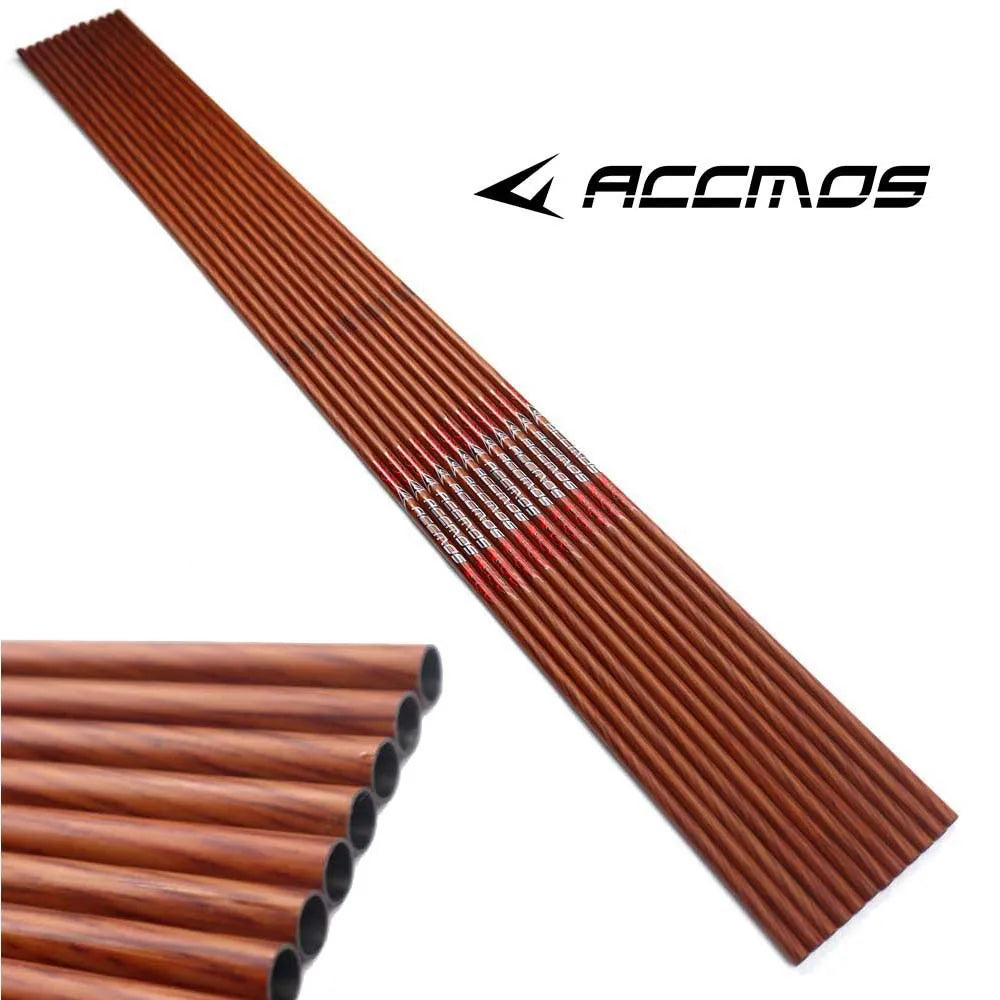 ID4 2 Wood Paint Carbon Arrow Archery Hunting Skin Tube