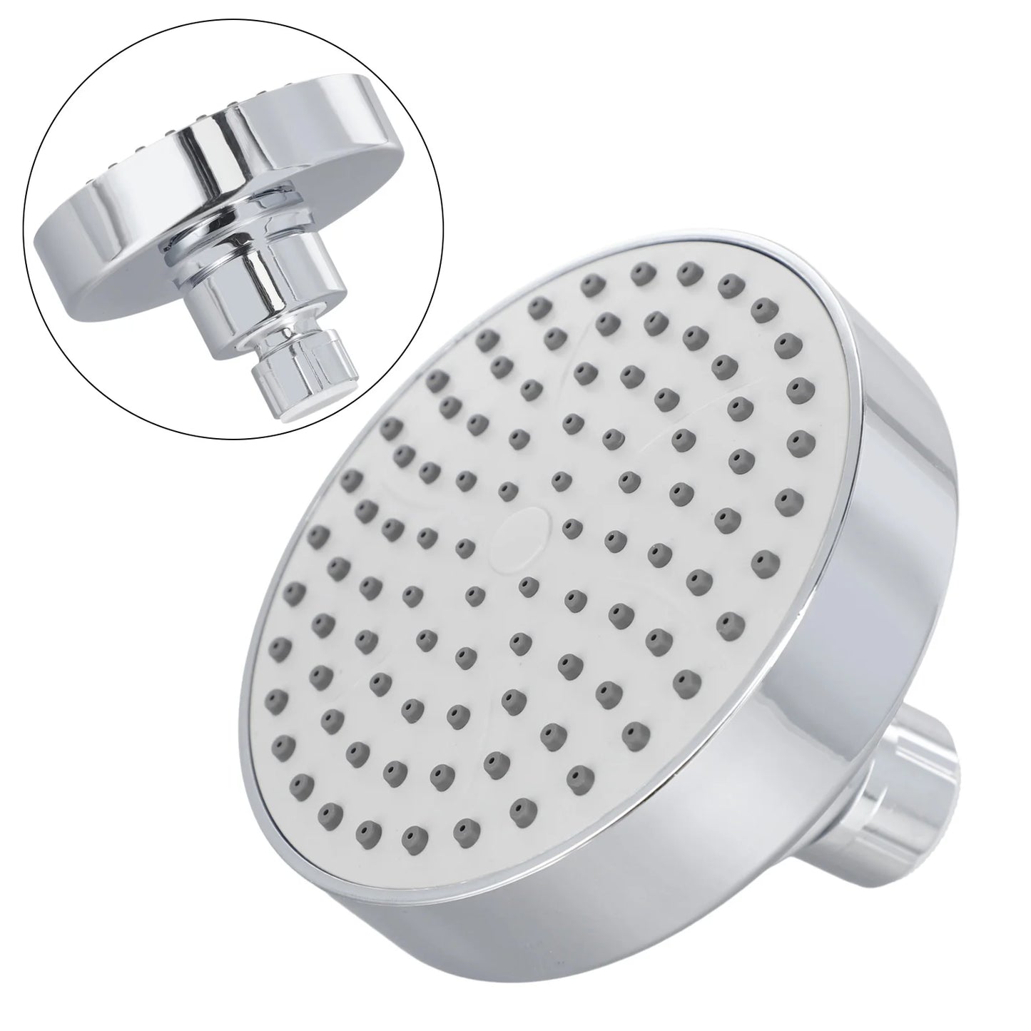 Adjustable Rainfall Shower Head Thickened Pressure Rubber Jets