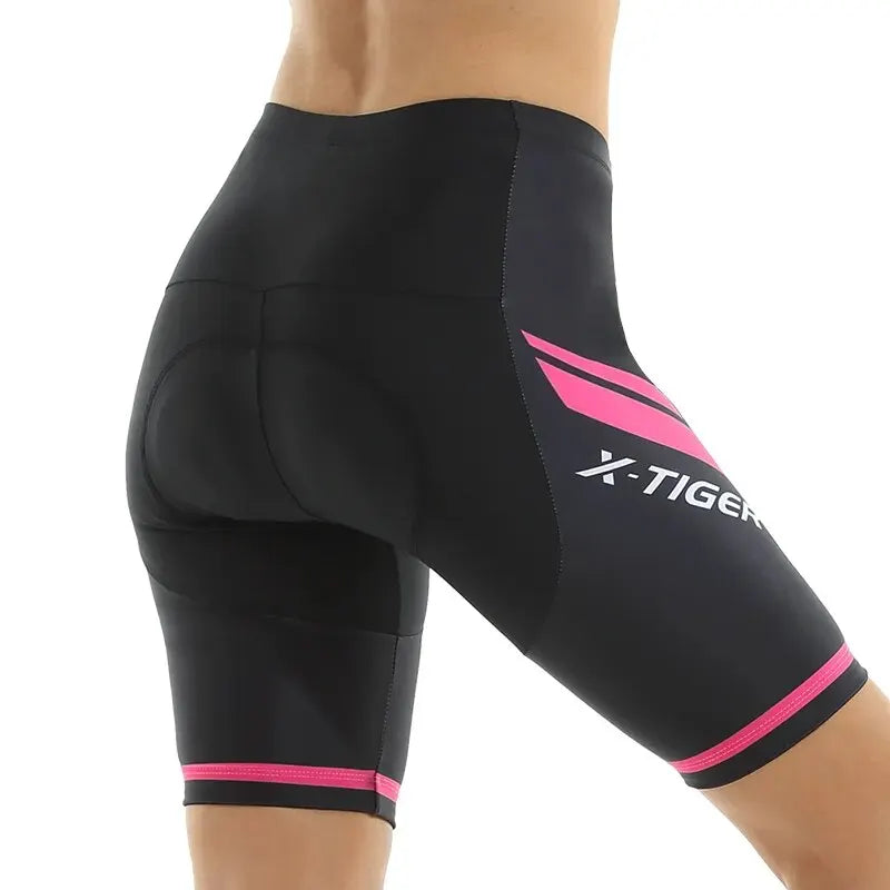 X-TIGER Women's 3D Gel Padded Cycling Shorts – MTB & Road Bike