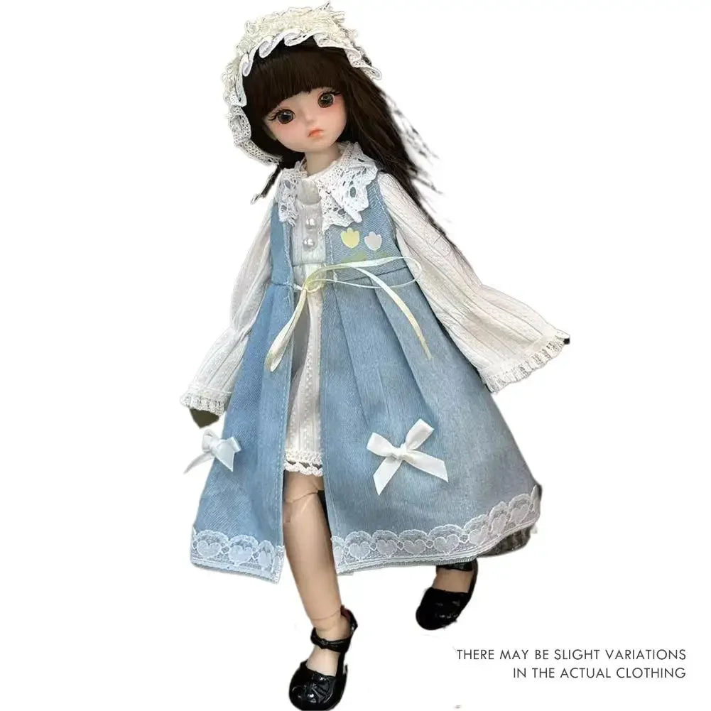 30cm 1/6 BJD Doll Clothes Changing Princess Skirt Set BJD Baby Dress Change Set Lady Princess Doll Accessories (without Doll) Peaceful Pleasures Health and Wellness 01