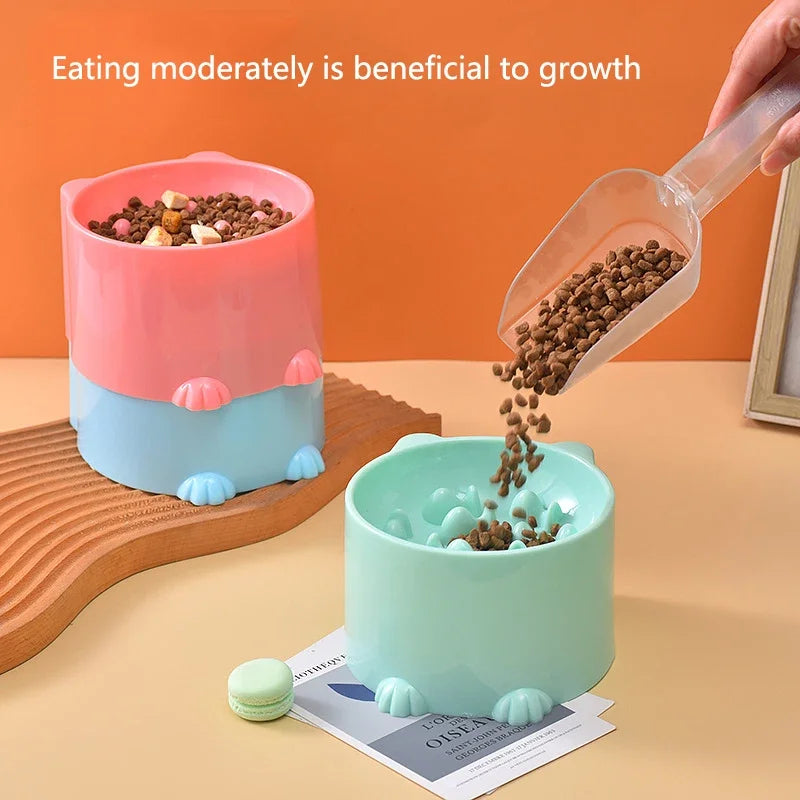 Slow Feeder Dog & Cat Bowl | Puzzle Dish for Fast Eaters