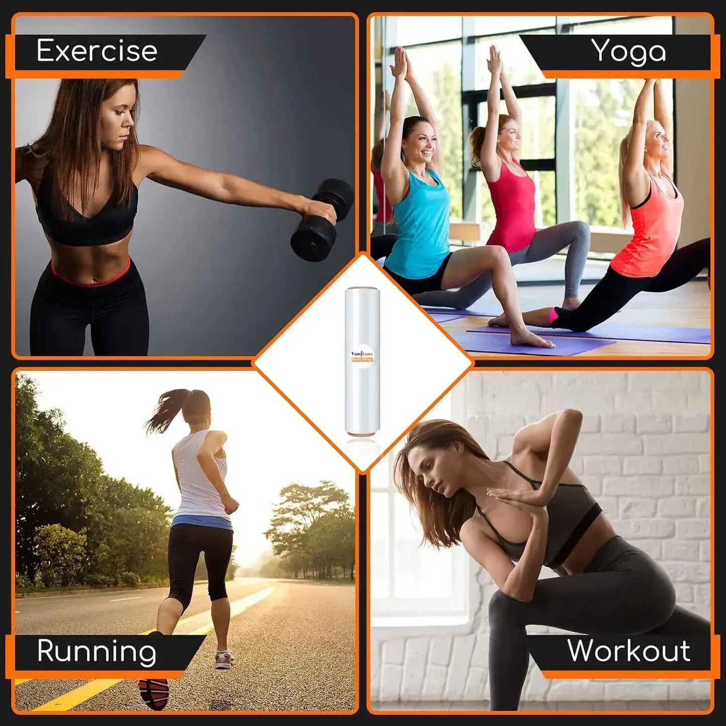 Sauna Slimming Belt – Waist Wrap Body Shaper for Weight Loss
