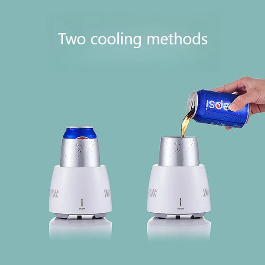 Portable Rapid Cooling Cup Cooler | Fast Drink Chiller Drink Cup Cooler Peaceful Pleasures Health and Wellness