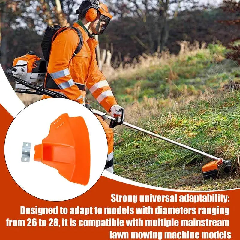 Universal Brush Cutter Shield Grass Trimmer Guard Protection Cover Mower Grass Guard Tools Garden Repair Maintenance Tools Peaceful Pleasures Health and Wellness
