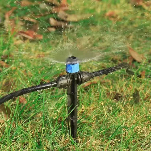 1/4" Drip Irrigation System Kit-Adjustable Flow, Sprayer with Lock Barbed Automatic Watering, for Garden, Farm, Bonsai, Flowers Peaceful Pleasures Health and Wellness