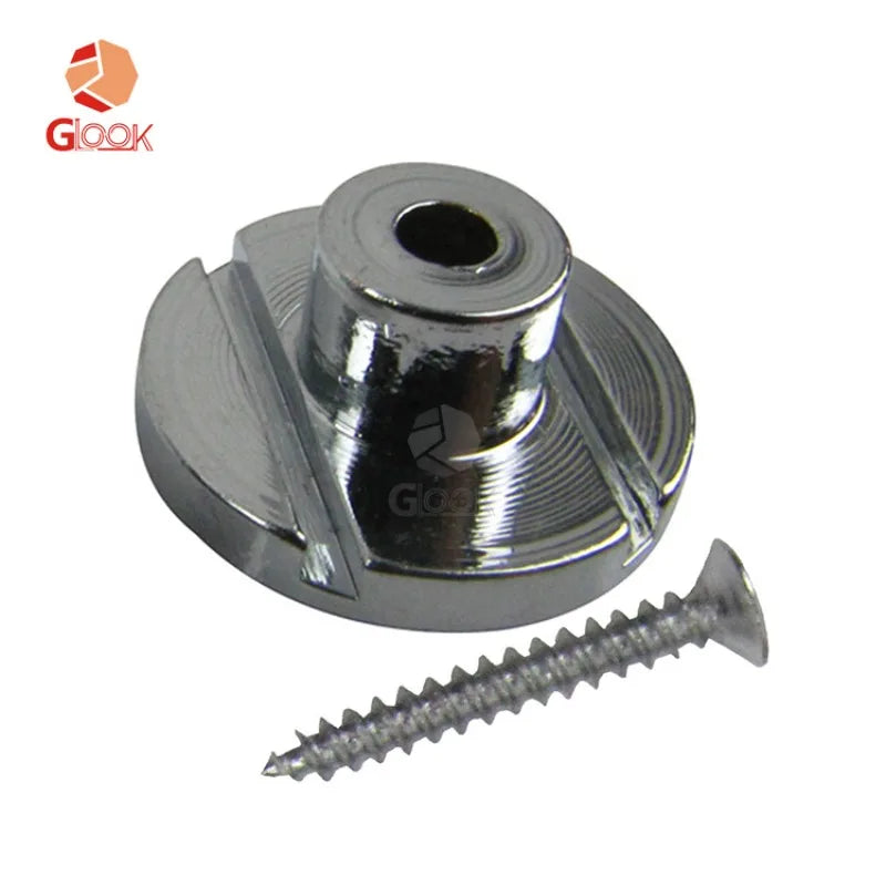Electric Bass Round Head Clasp Silver Instrument Accessories