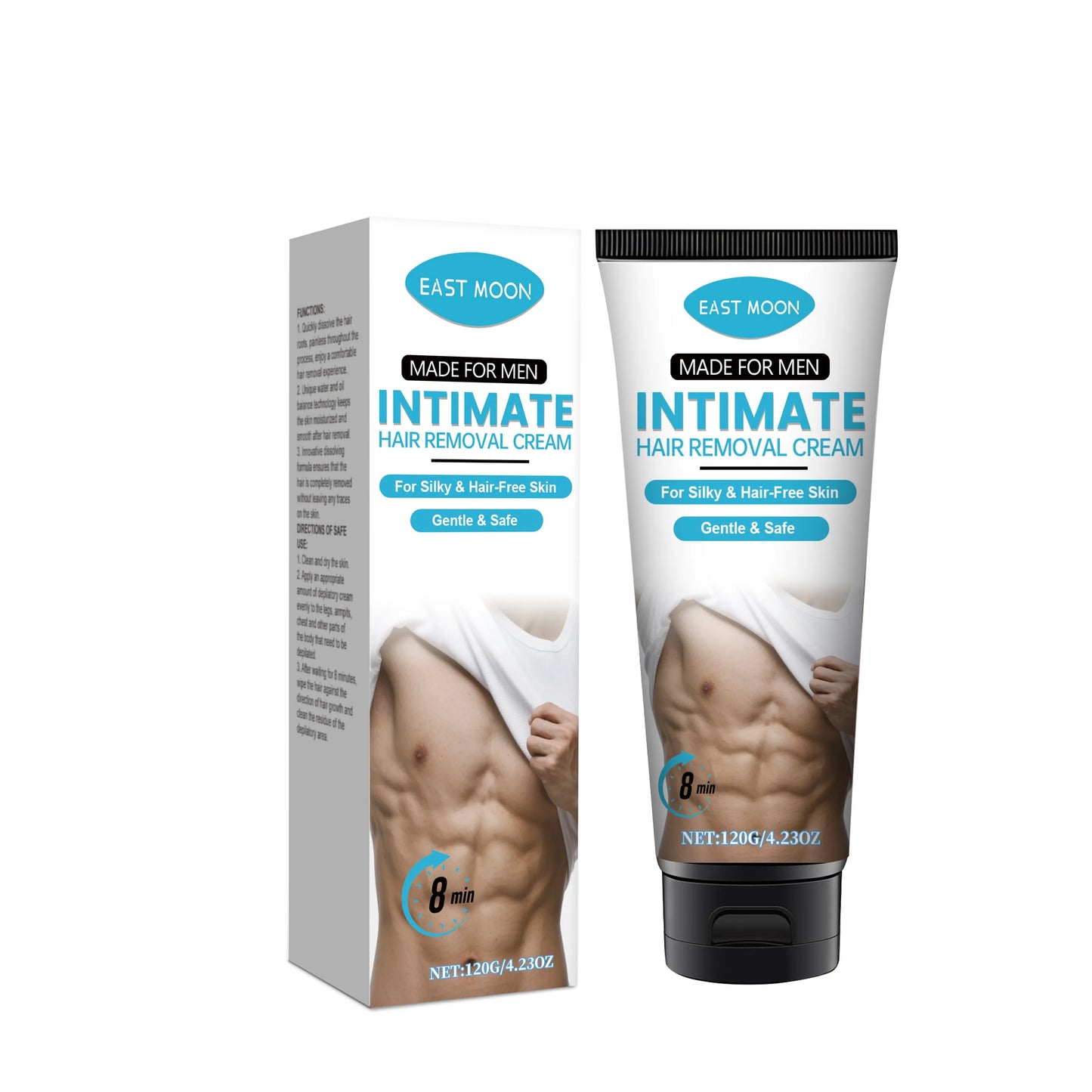 East Moon Men's Hair Removal Cream – Gentle & Non-Irritating