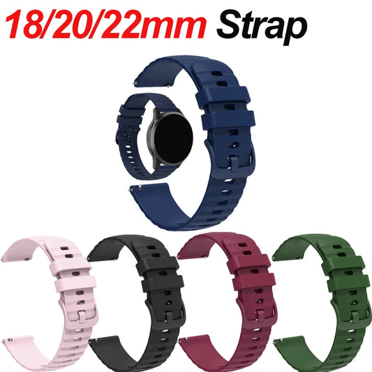18/20/22mm Silicone Strap For Garmin Venu3 Venu2 Venu3s /Vivoactive 3 4 5 3S 4S 40 45/vivomove3 3s /Venu 2 32s 3s 41 46 mm Band Peaceful Pleasures Health and Wellness