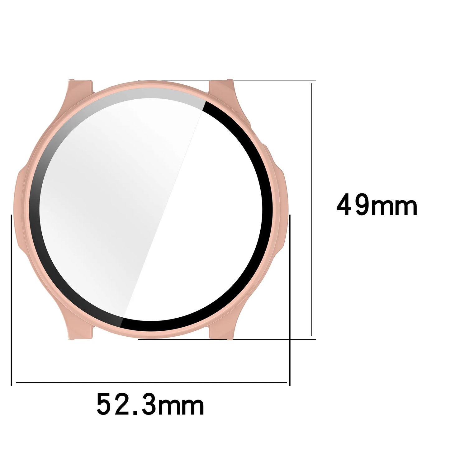 Full Protective Case Made of PC Tempered Glass for Huami Amazfit Balance 2 Smartwatch Peaceful Pleasures Health and Wellness
