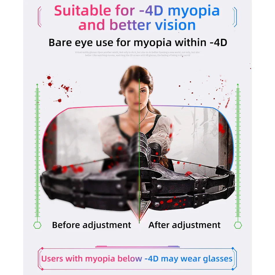 AyeBeau 3D VR Headset for Smartphones | Immersive VR Goggles