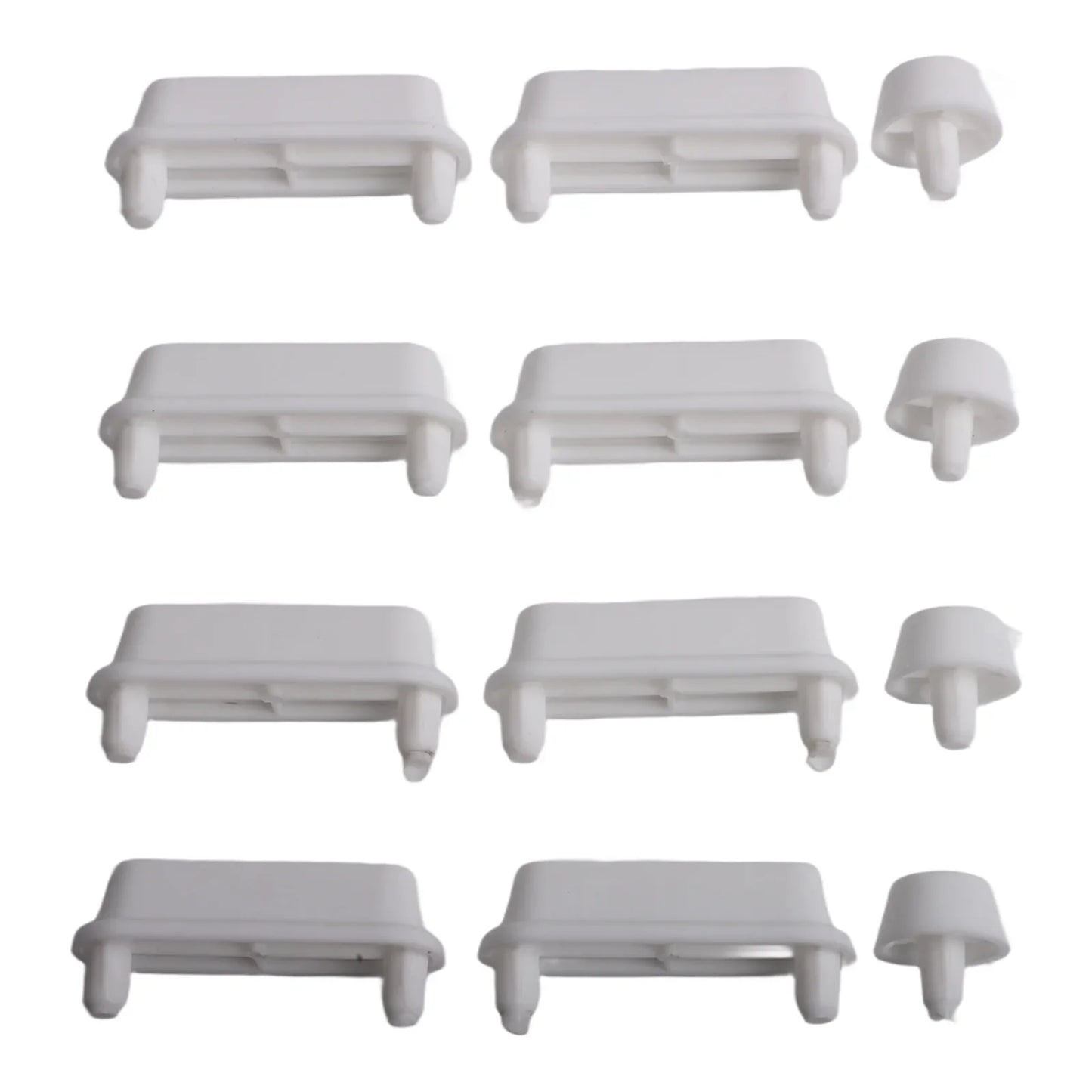 12-Pack Toilet Seat Bumpers – Non-Slip Plastic Buffer Pads
