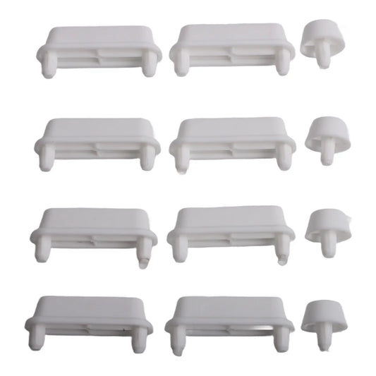 12-Pack Toilet Seat Bumpers – Non-Slip Plastic Buffer Pads Toilet Seat Bumpers Oasis Select