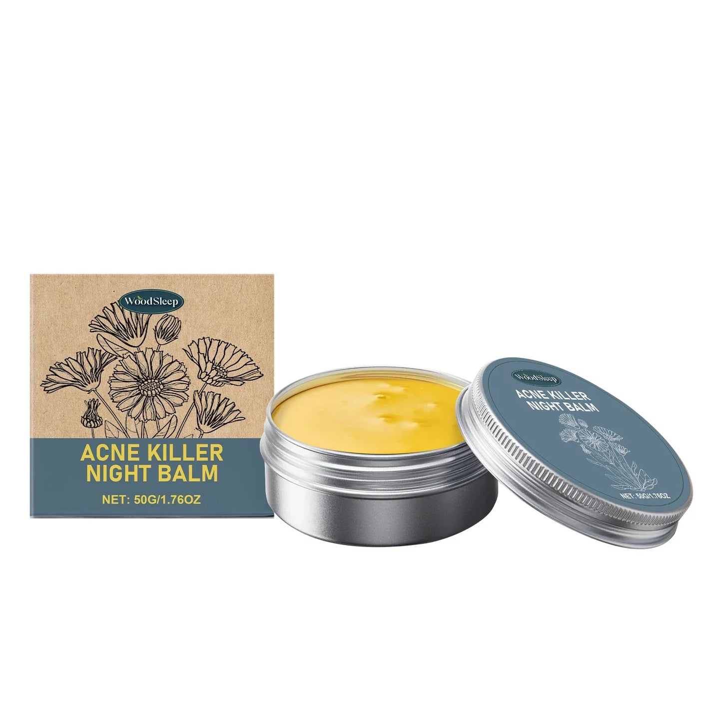 WOODSLEEP 6-in-1 Anti-Aging Day Balm Face Cream 50g