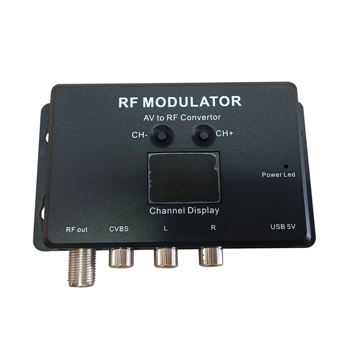 AV to RF Analog Modulator – Adjustable Cable TV Channel Mixer