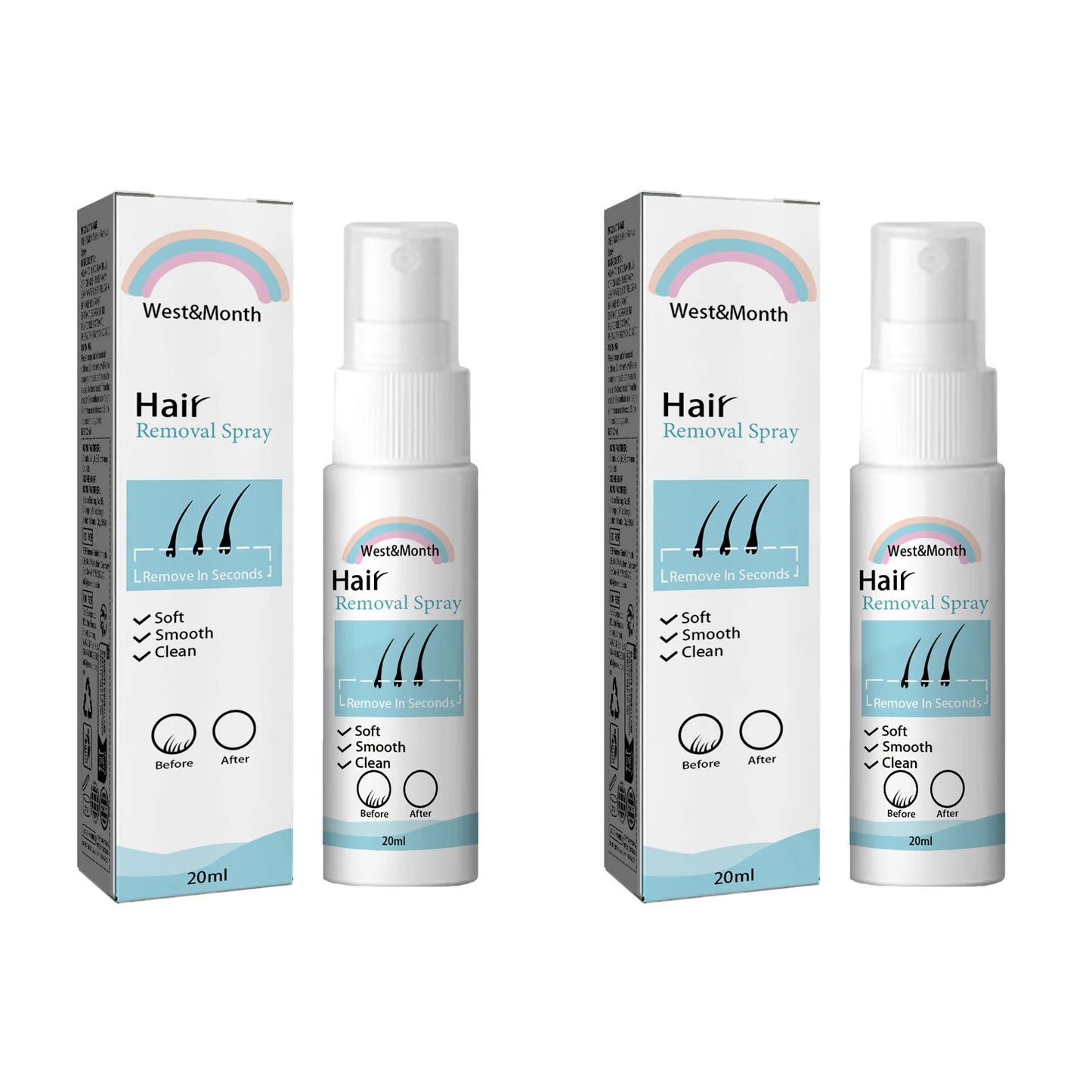 Natural Painless Hair Removal Spray – Body & Armpit Depilatory