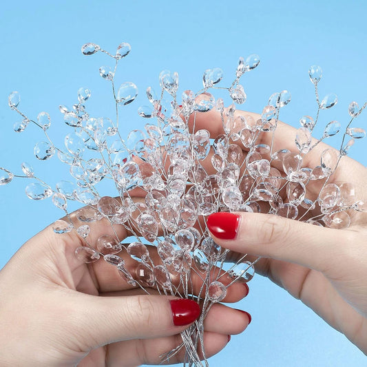Crystal Acrylic Water Droplet Artificial Flowers | Wedding Décor Artificial Flowers Peaceful Pleasures Health and Wellness