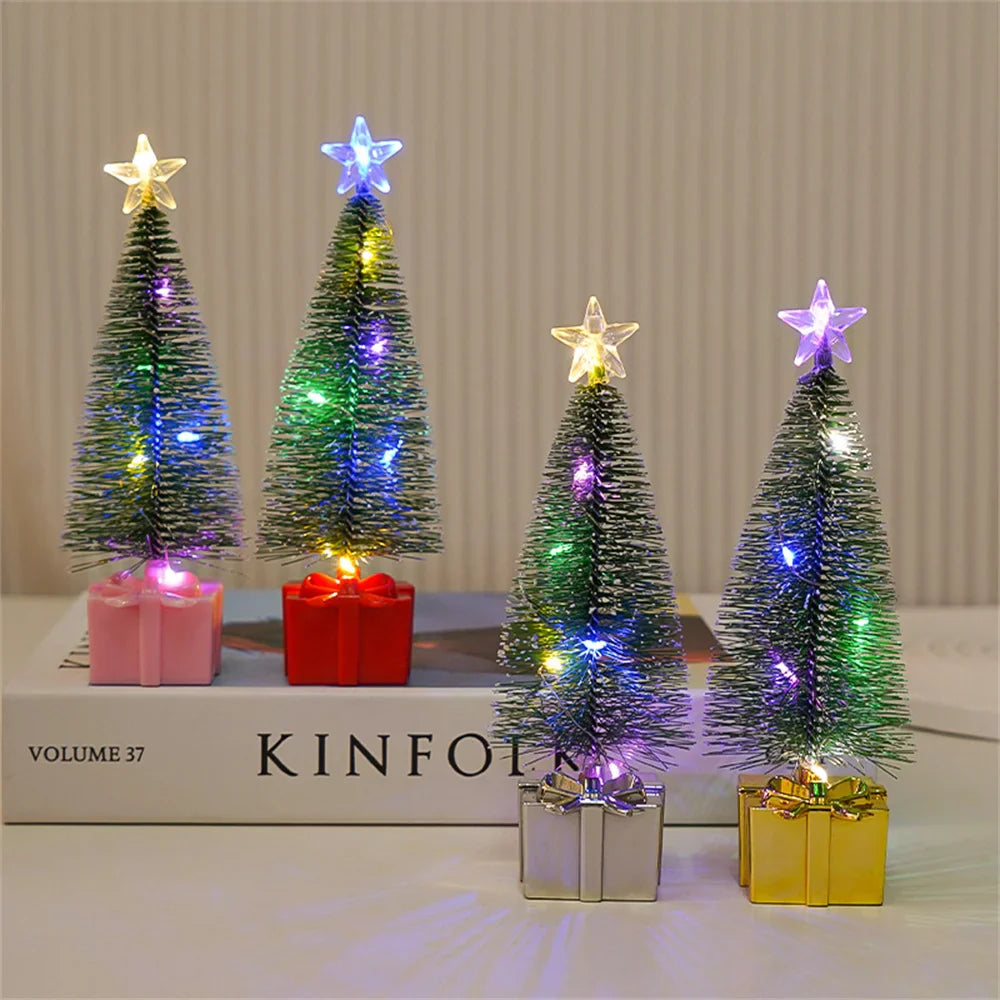 LED Multicolor Mini Christmas Tree Desktop Decoration | Gift
