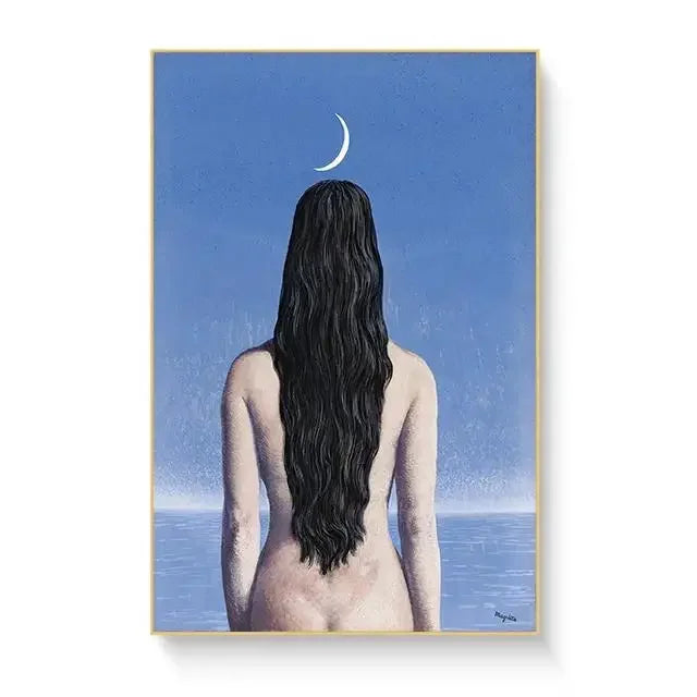 Modern Surrealist Canvas Wall Art Print | Unframed Poster