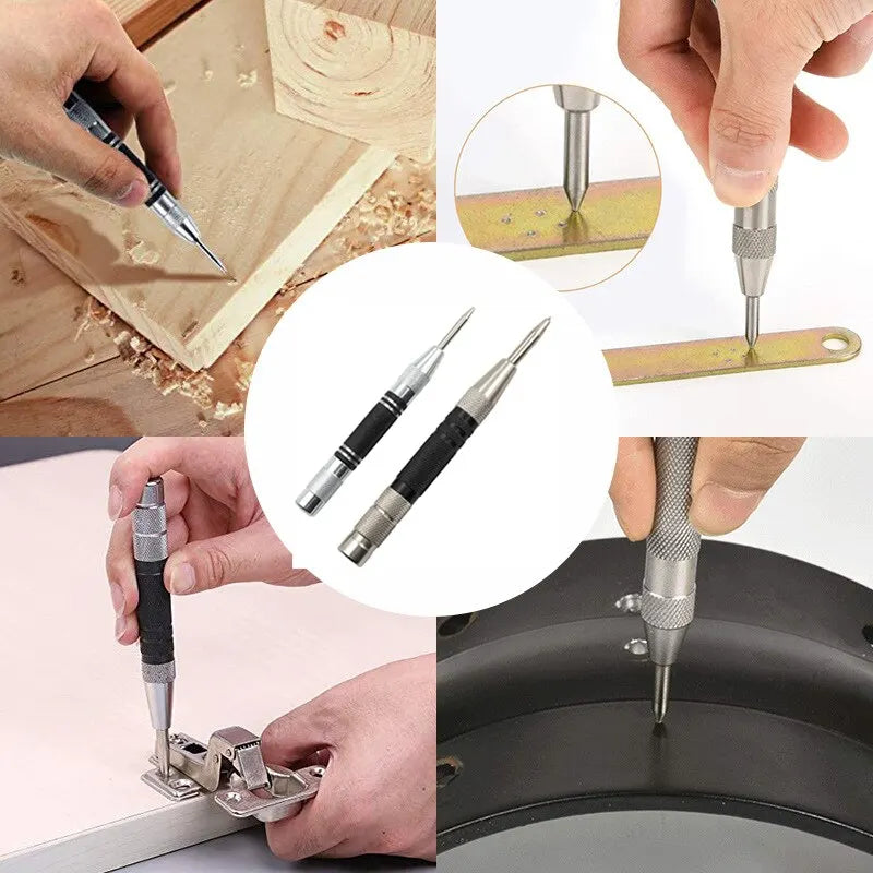 Spring Automatic Center Punch Locator Glass Striker Window Breaker
