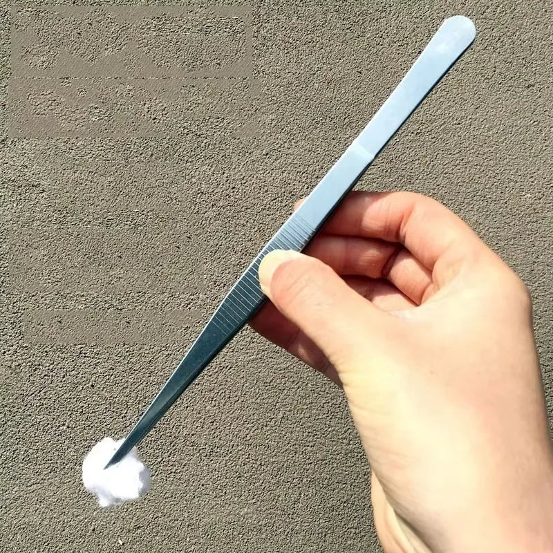 12'' Home Medical Garden Kitchen BBQ Tool DIY Toothed Tweezer Long