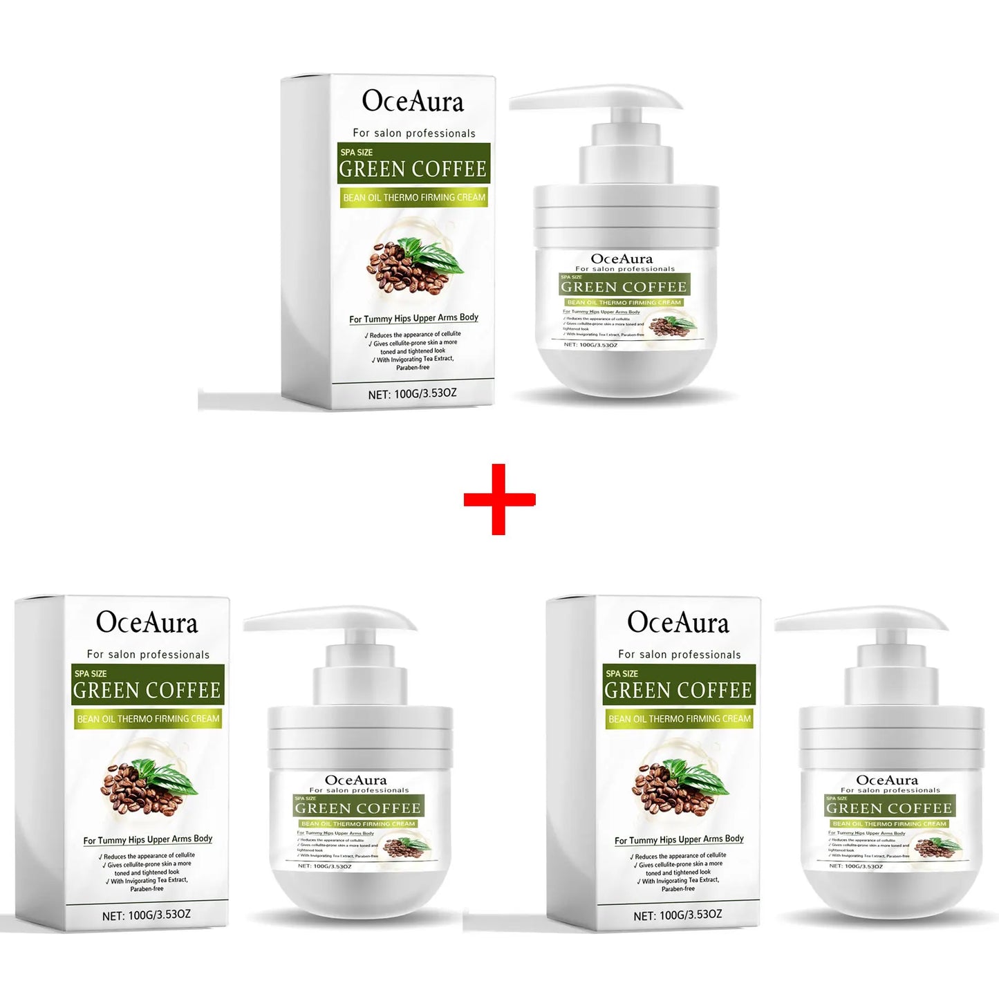 OceAura Retinol Anti-Aging Face & Body Moisturizer Cream 100g