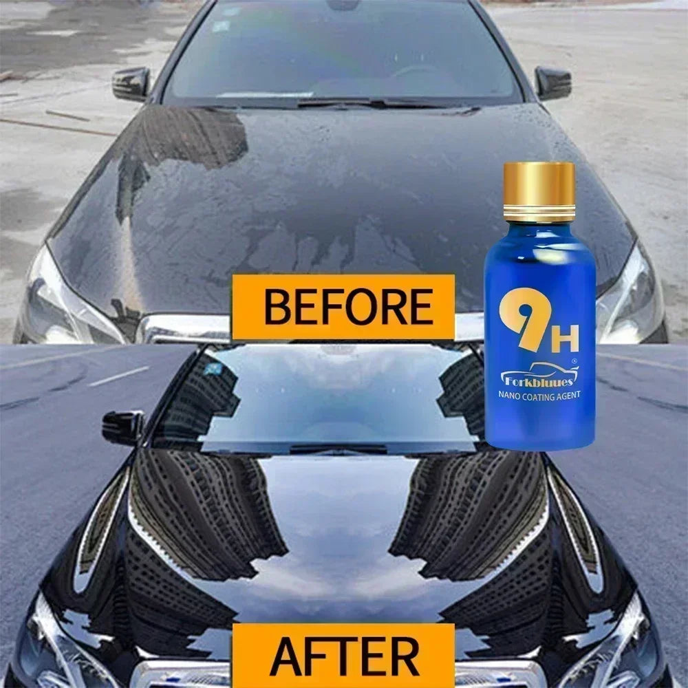 9H Car Oxidation Liquid Ceramic Coat Super Hydrophobic Glass Coating Set Polysiloxane and Nano Materials Care Multicolor Peaceful Pleasures Health and Wellness