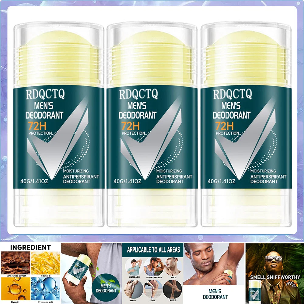 Men's Antiperspirant Deodorant Stick – Aluminum-Free, 40g