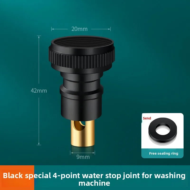 3/4" & 1/2" Thread Faucet Hose Tap Water Quick Connector