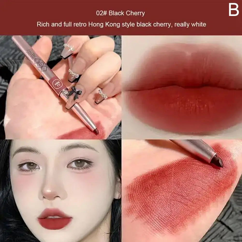 Waterproof Matte Lip Liner – Long-Lasting Moisturizing Pencil
