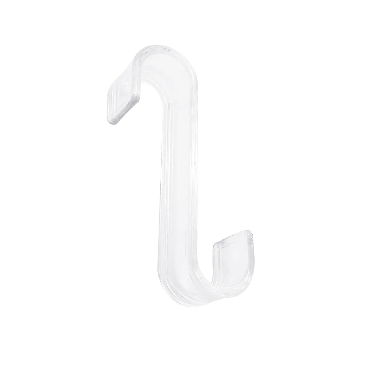 1PCS/4PCS New S-Shape Hooks Hanging Hook for Clothes Bags Towels Home Kitchen Bathroom Storage Rack Holders Hat Storage Hook Peaceful Pleasures Health and Wellness Transparent 1 piece