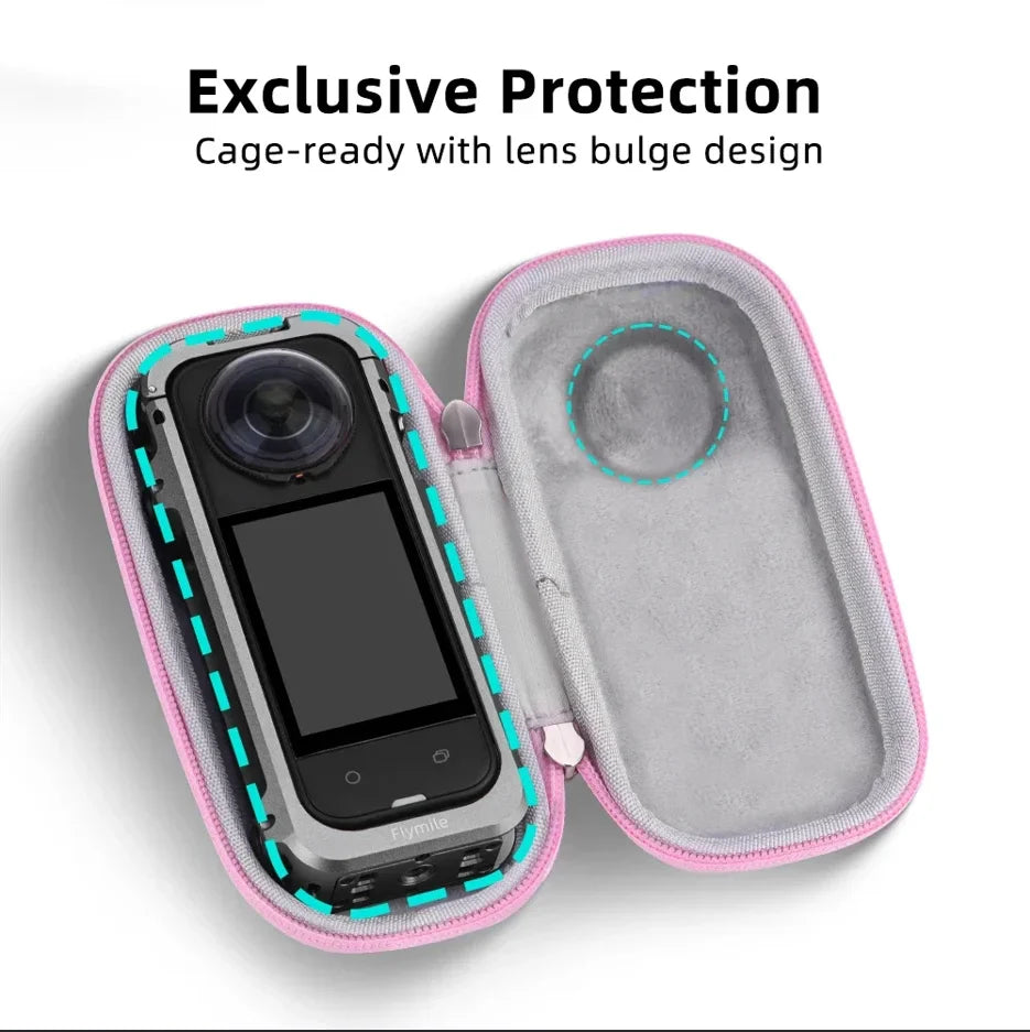 Insta360 X4/X5/X3 Rabbit Cage Hard Carrying Case – Anti-Scratch