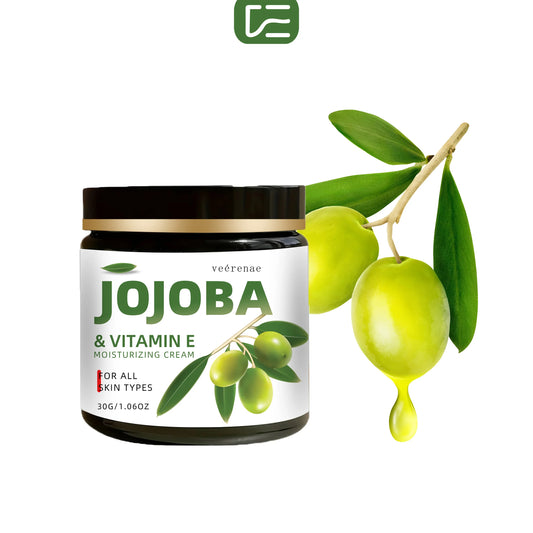 Veérenae Jojoba & Vitamin E Face Cream – All Skin Types Face Moisturizer Cream Oasis Select
