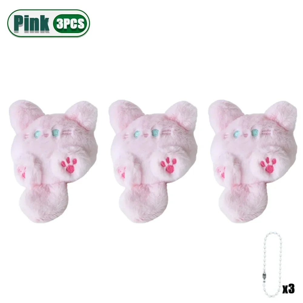 Cute Plush Cat Keychain Pendant – Bag Charm Gift 1–20 Pack