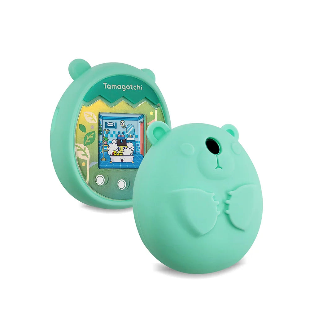 Silicone Case for Tamagotchi Pix – Cat Design & Hand Strap