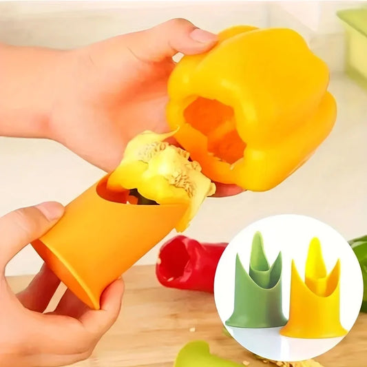 2-Piece Pepper Corer & Seed Remover Set | Kitchen Tool Vegetable Corer Tool Oasis Select