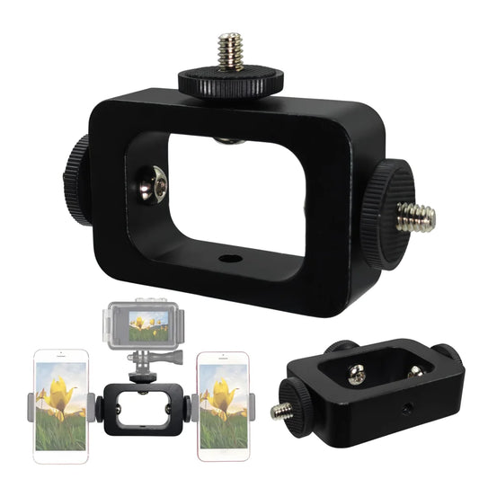 3-Position Flash Bracket Mount 1/4" Screw | GoPro DSLR Action Camera Camera Mount Bracket Oasis Select