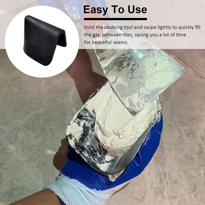 Caulking Finisher Tool Silicone Manual caulking Tool Polyurethane Sealant Smooth Scraper Caulk Finisher for Tile Wooden Brick Peaceful Pleasures Health and Wellness