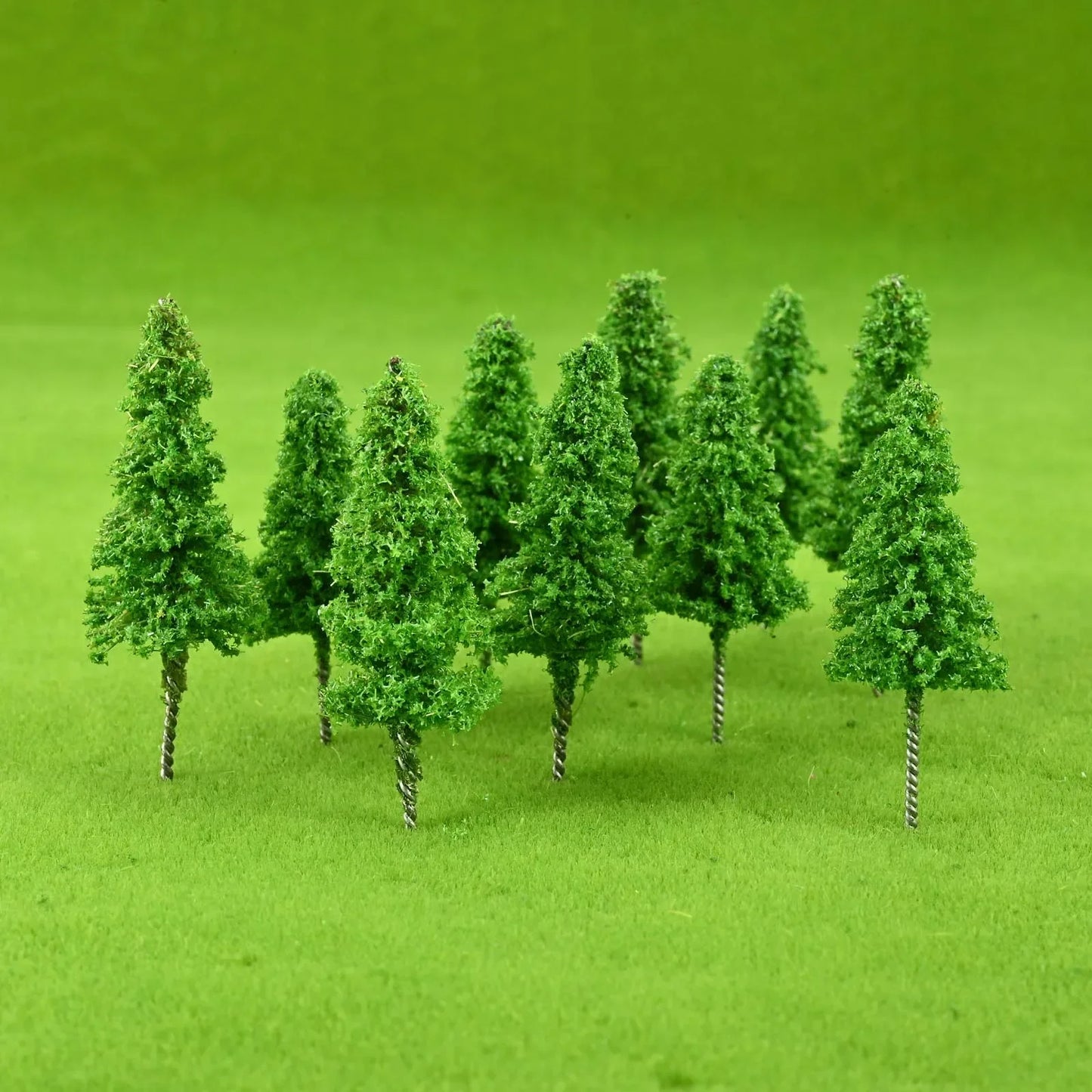 20Pcs Miniature Trees 5.4cm | Railway Model & Diorama Decor