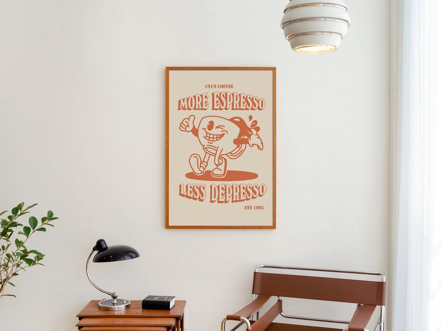 Funny Cat Canvas Wall Art | Spaghetti & Espresso Kitchen Decor